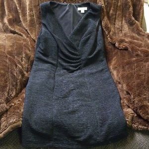 Little black crepe type fabric dress